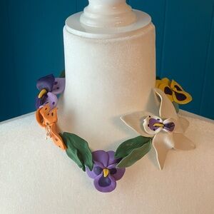 Handmade Floral Fairy Necklace